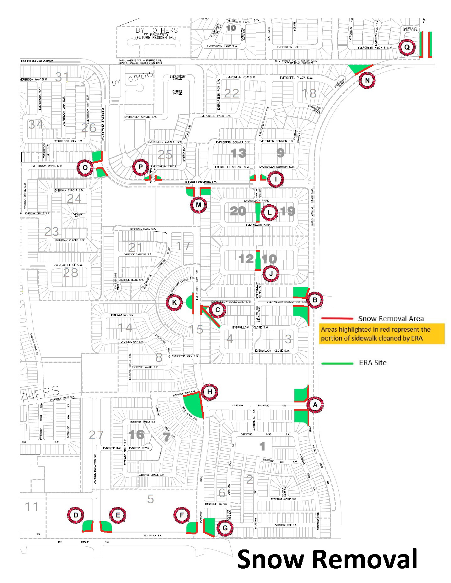 ERA Map Snow Clearance Area Updated 2025
